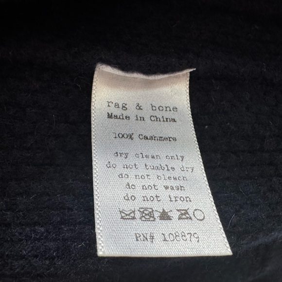 Rag and bone cropped cashmere cardigan - Picture 4 of 4